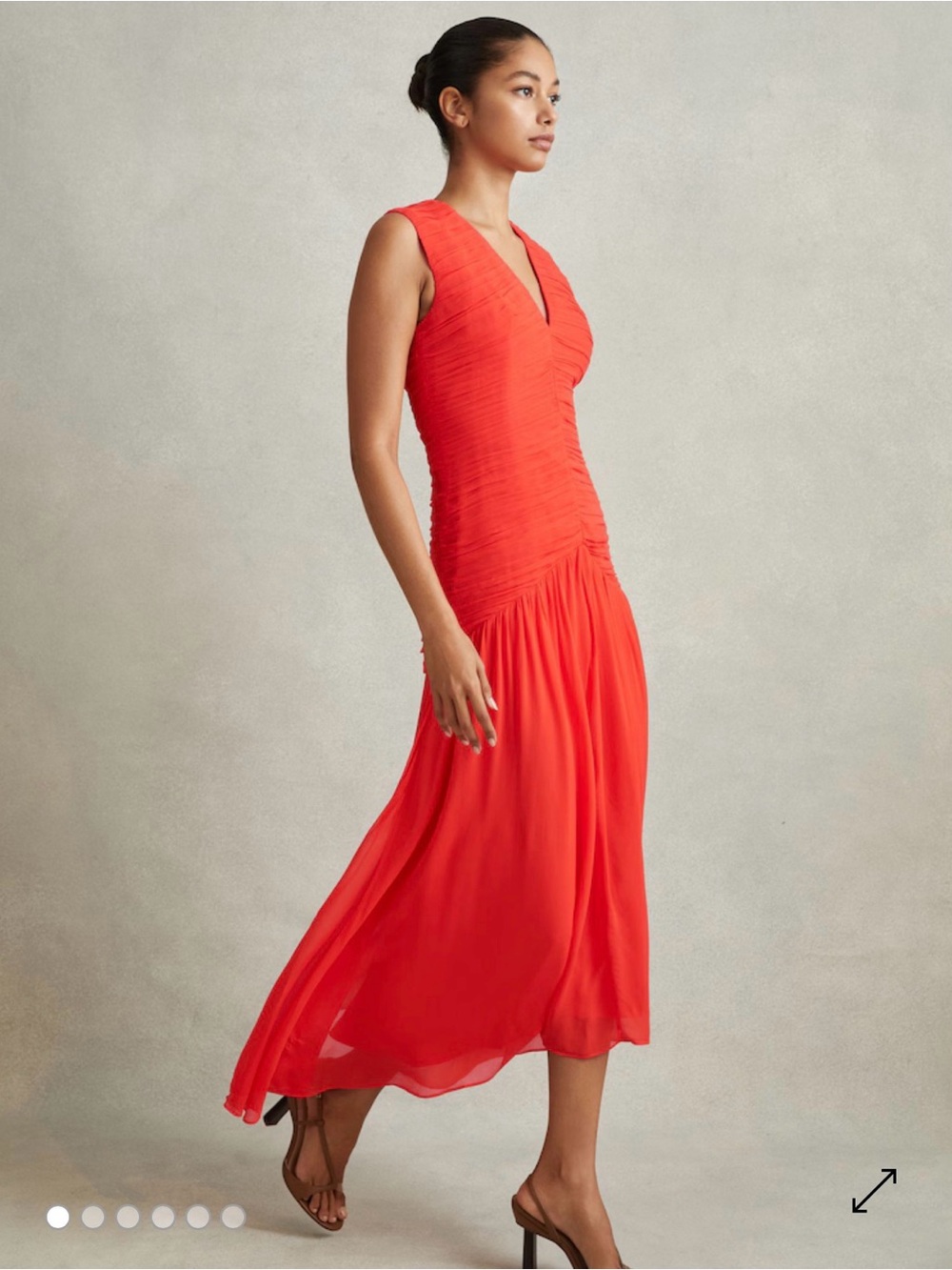 Reiss Saffy midi gown